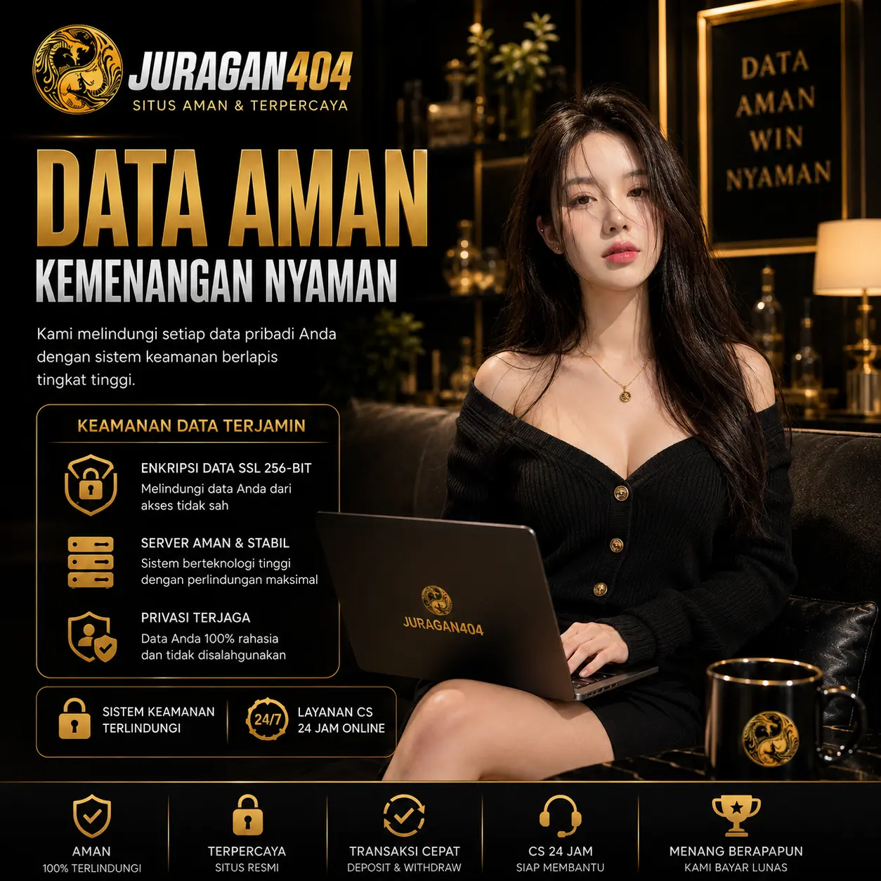 Data akun dan akses JURAGAN404