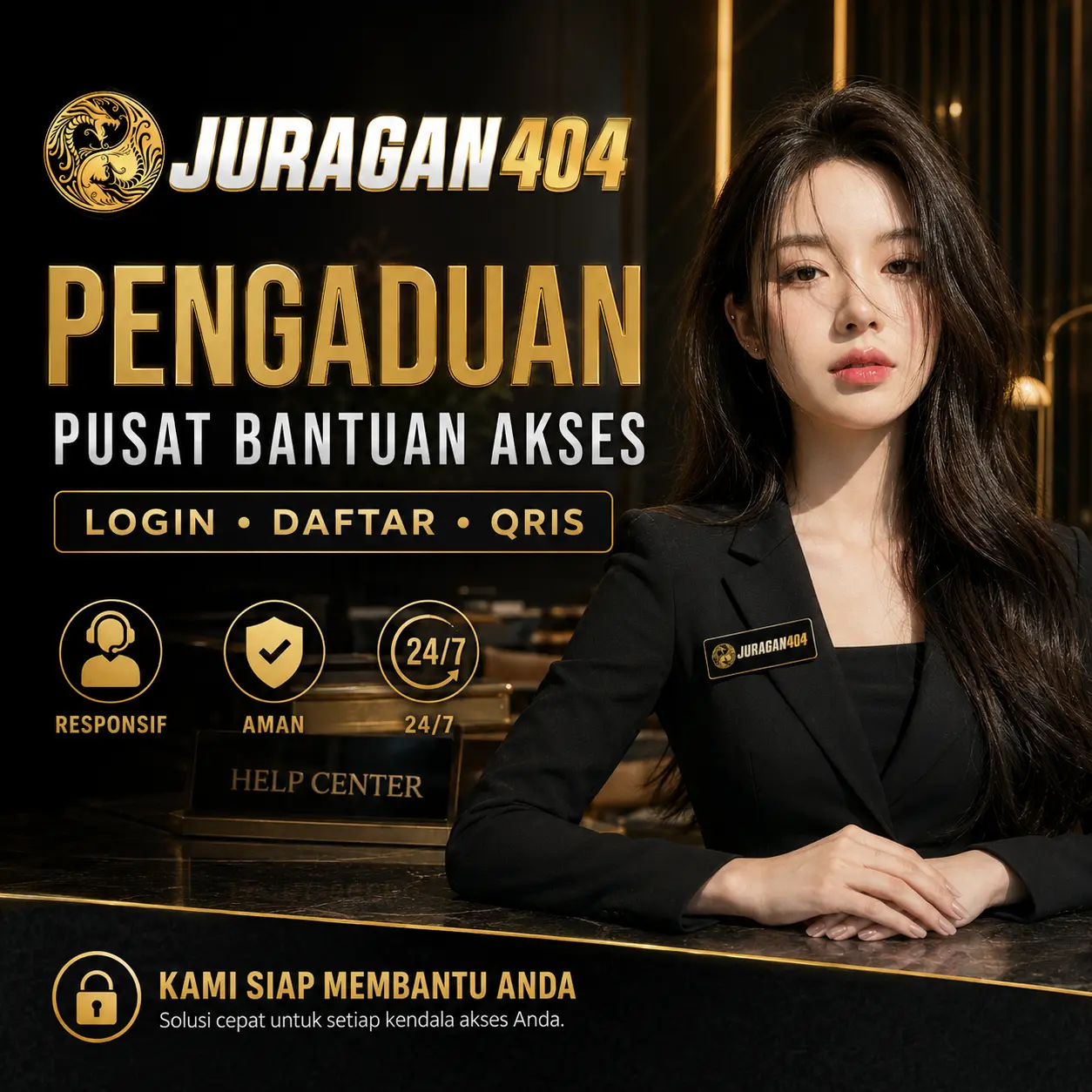 Pengaduan JURAGAN404 bantuan akses akun QRIS