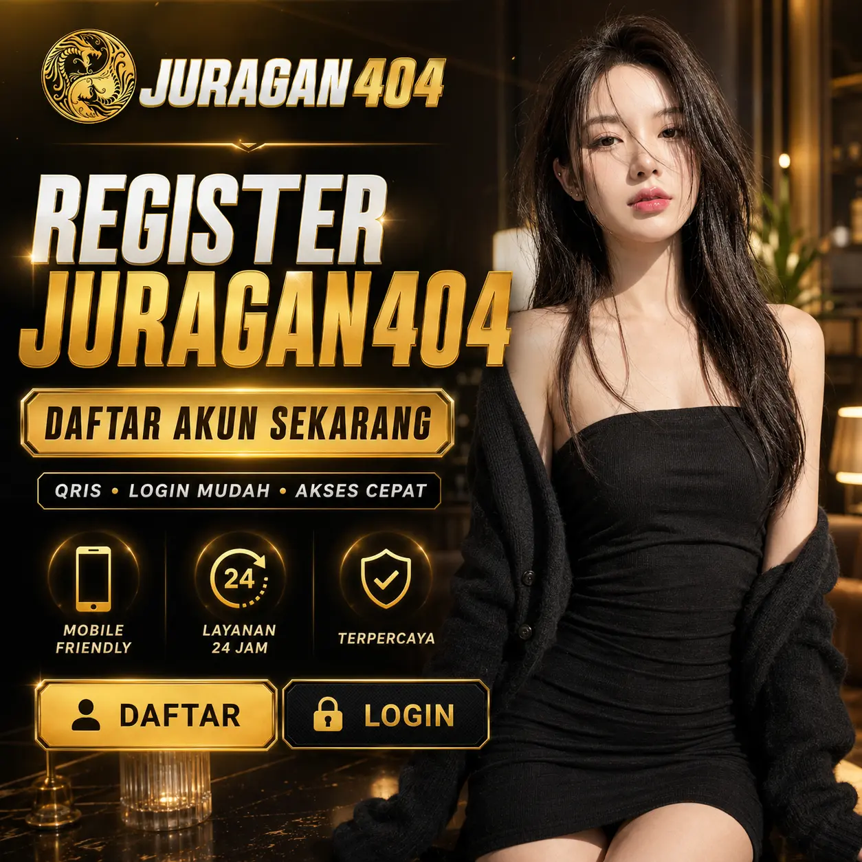 Register JURAGAN404 daftar akun QRIS
